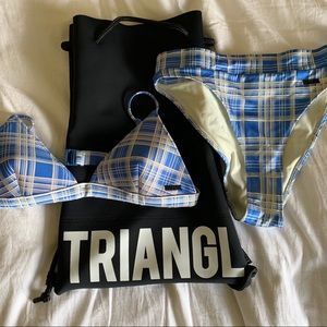 triangl swimsuit